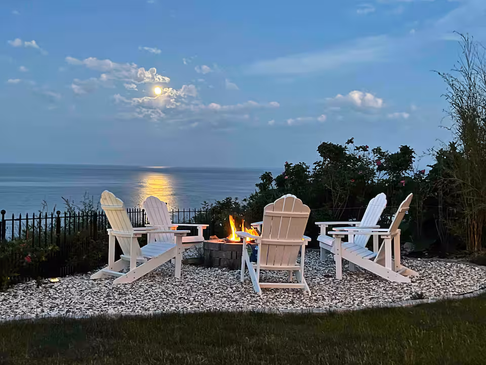 Cape Cod Bay coastline at golden hour